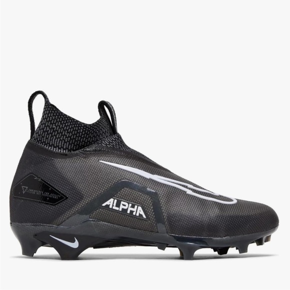 Nike Alpha Menace Elite Black-Iron Grey-White Men's Football NEW - Picture 7 of 7